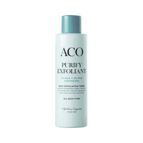 Aco face purify exfoliant toner oparfymerad 150 ml