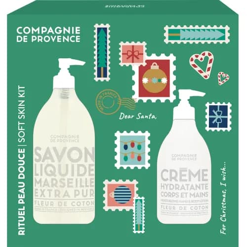 Compagnie de provence cotton flower duo