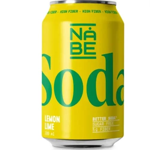 Nåbe soda lemon lime 330 ml