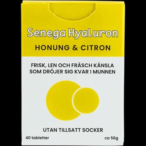 Senega hyaluron honung & citron 56 g
